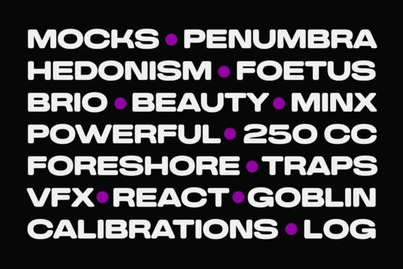 Gelegar Rounded Font - Preview 2