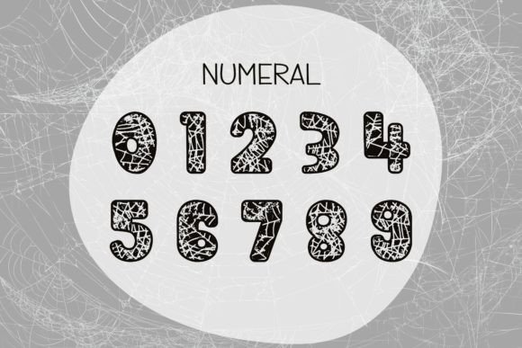 Grunge Cobweb Font - Preview 5