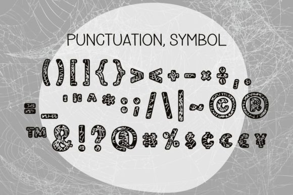 Grunge Cobweb Font - Preview 6