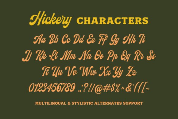 Hickery Font - Preview 4