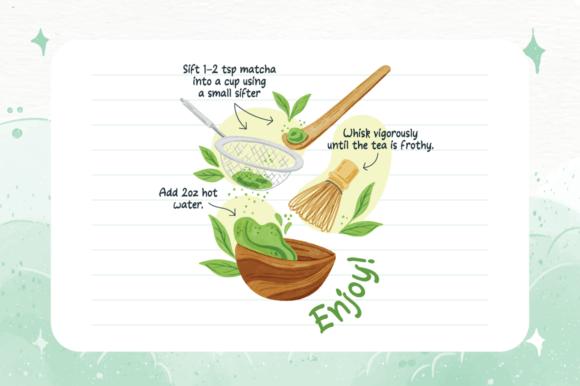 Holland Matcha Font PNG with transparent background - Preview 2