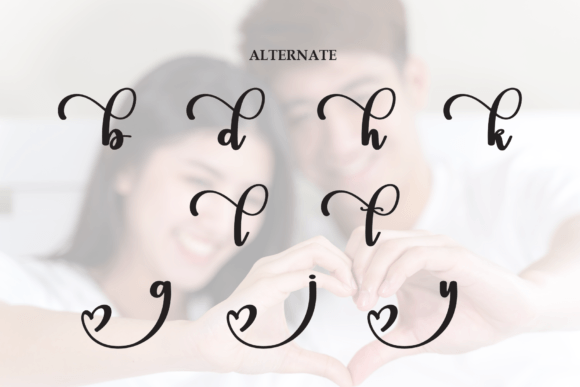 Hubby Font PNG with transparent background - Preview 6