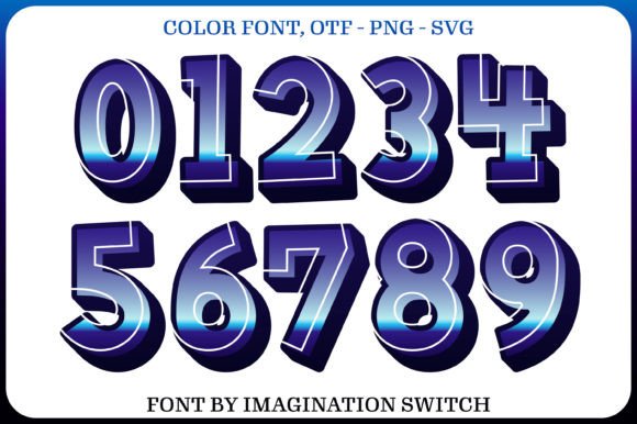 Metallic Font PNG with transparent background - Preview 3