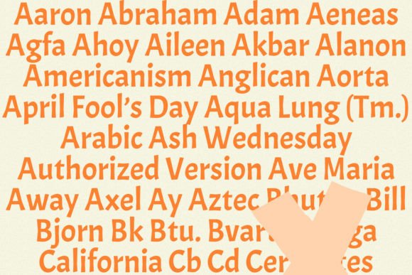 Oztrik Font PNG with transparent background - Preview 2
