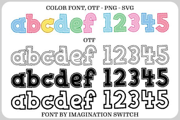 Paper Torn Font PNG with transparent background - Preview 2