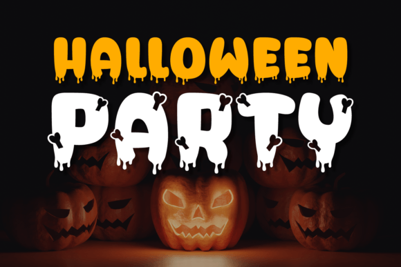 Scary Bloods Font PNG with transparent background - Preview 1