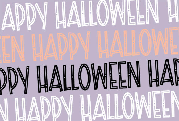 Scary Skelly Font PNG with transparent background - Preview 3
