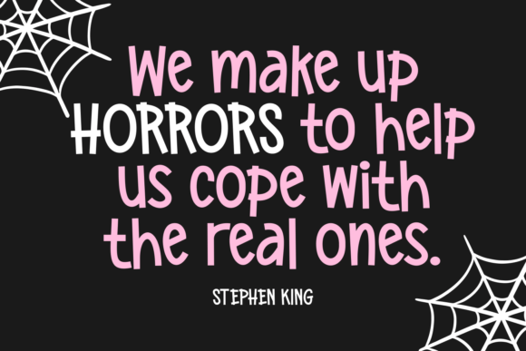 Scary Thing Font PNG with transparent background - Preview 3