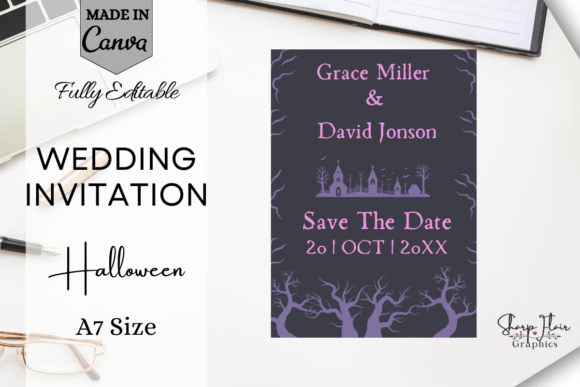 Wedding Invite |Spooky Halloween | Canva Graphic by Sharp Flair ...
