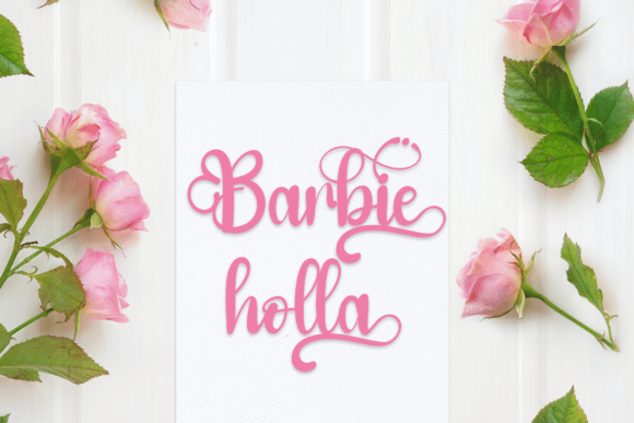 Barbie Font - Preview 3