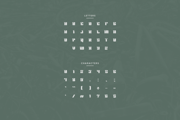 Baruno Font PNG with transparent background - Preview 2