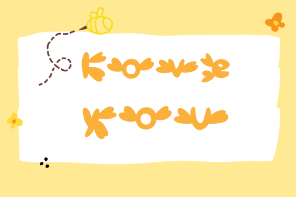 Bee Font - Preview 3