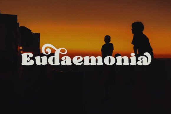 Black Orange Font - Preview 3