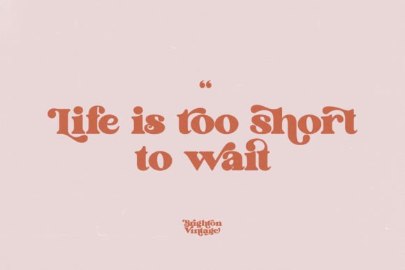 Brighton Vintage Font - Preview 5