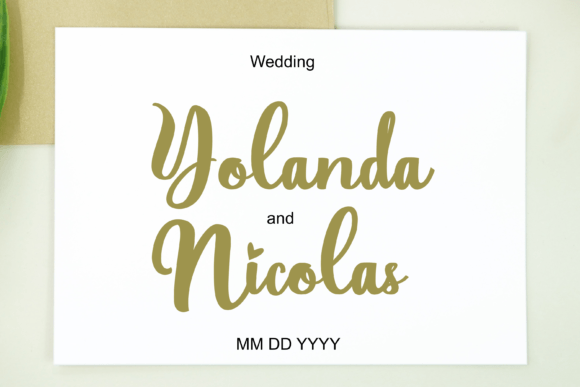 Calligraphy Font - Preview 1