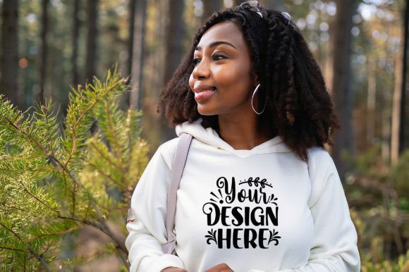 Christmas T-shirt Mockup Graphic Hoodies & Sweatshirts By 3DStudio