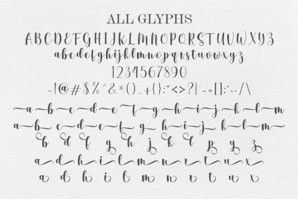 Crafting Font - Preview 3