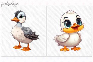 Cute Duck Clipart Illustration Graphic by FonShopDesign · Creative Fabrica