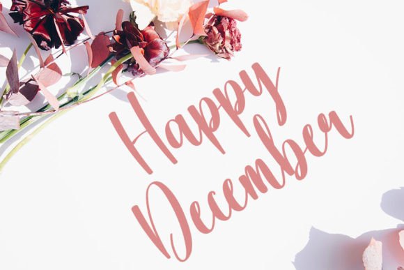 December Font - Preview 3