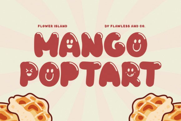 Flower Island Font PNG with transparent background - Preview 4