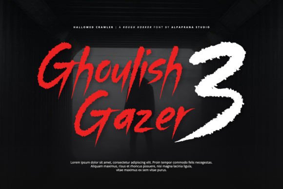 Hallowed Crawler Font PNG with transparent background - Preview 6