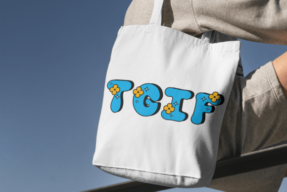 Joyful Retro Font PNG with transparent background - Preview 6