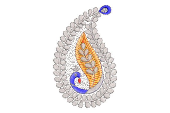Peacock Paisley