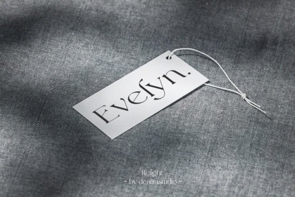 Relight Font PNG with transparent background - Preview 5