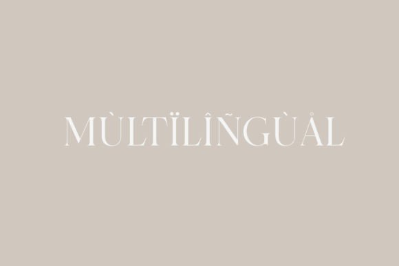Rusilla Serif Font PNG with transparent background - Preview 3