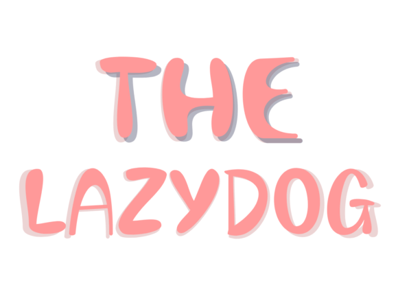 The Lazy Dog Fonts 1