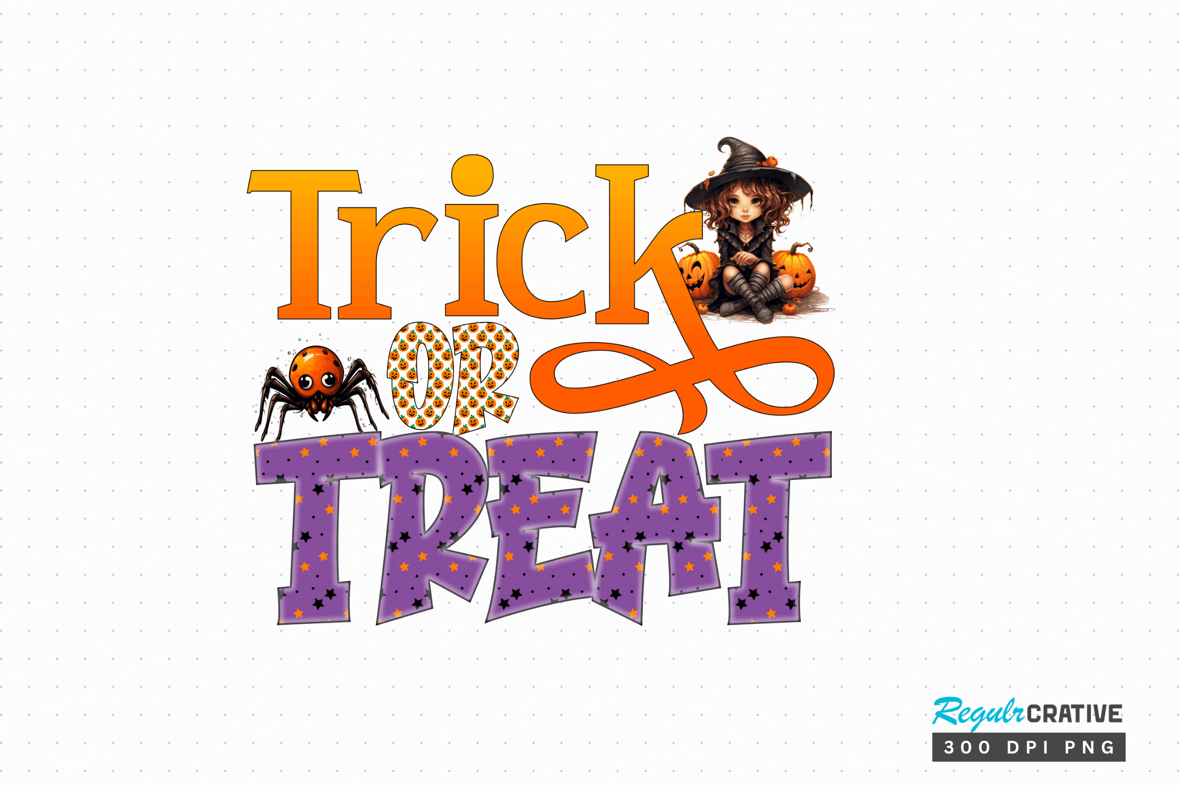 Trick or Treat Sublimation Design Graphic by Regulrcrative · Creative ...
