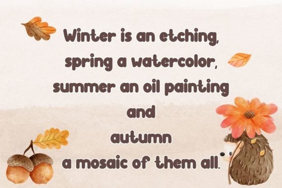 Autumn Hazel Font - Preview 1