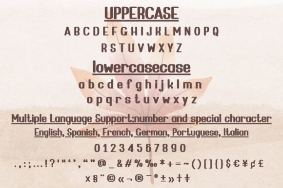 Autumn Hazel Font - Preview 4