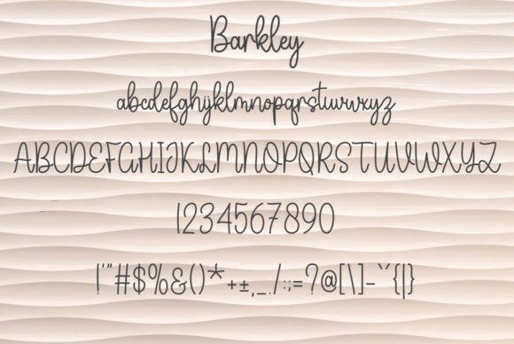 Barkley Font - Preview 5