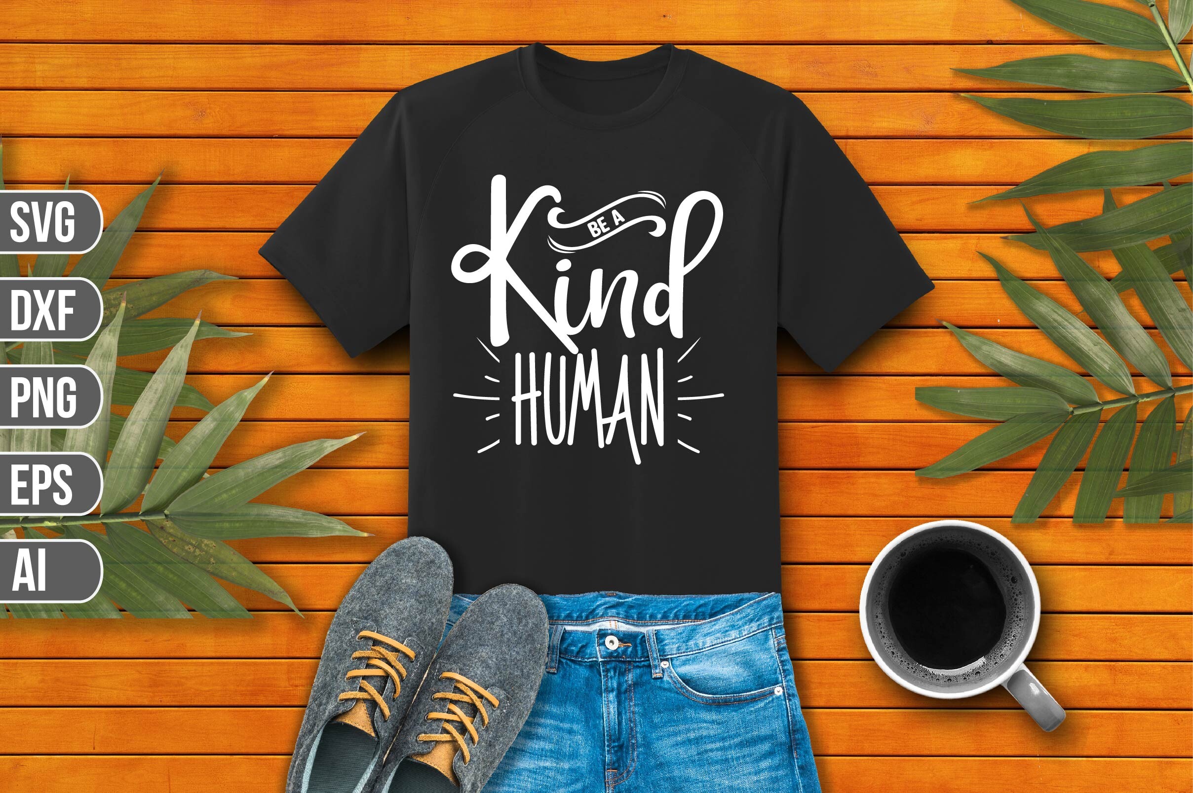 Be a Kind Human SVG Graphic by Craft Store · Creative Fabrica