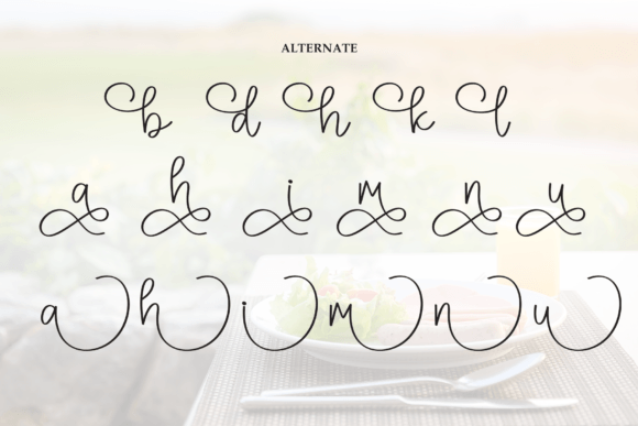 Breakfast Font - Preview 6