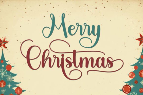 Christmas Beautiful Font - Preview 3