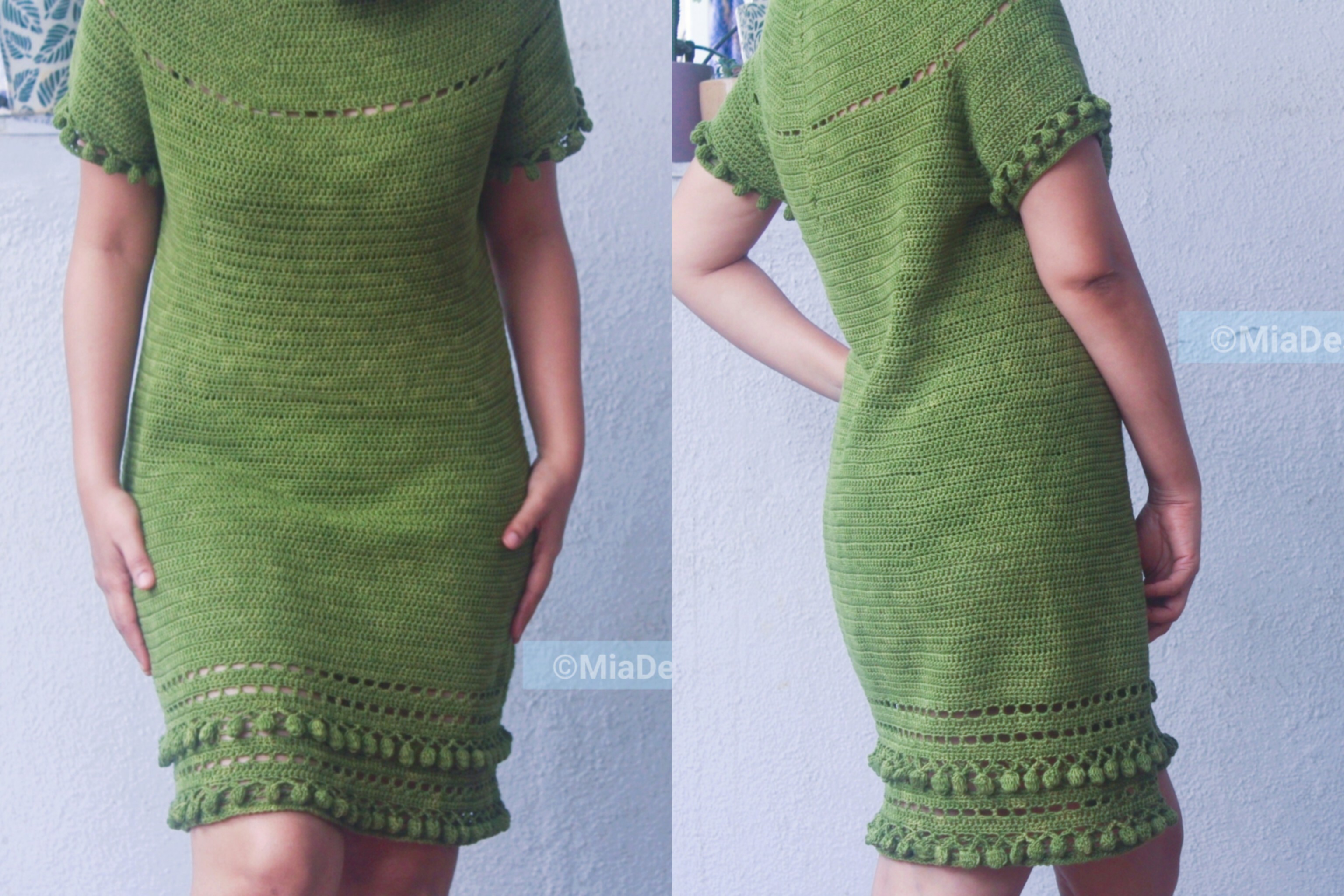 Easy Cozy Crochet Dress