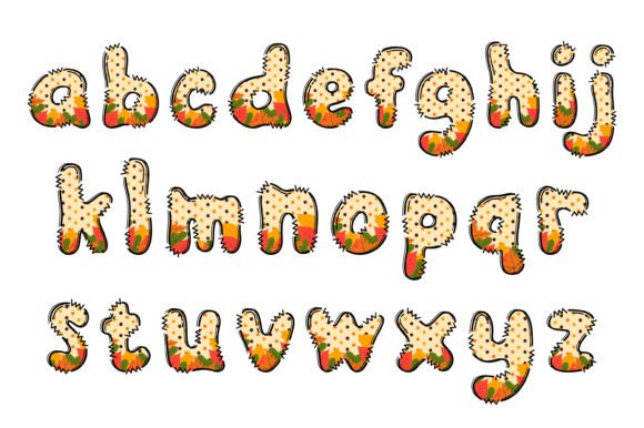 Fall Leaves Font - Preview 2