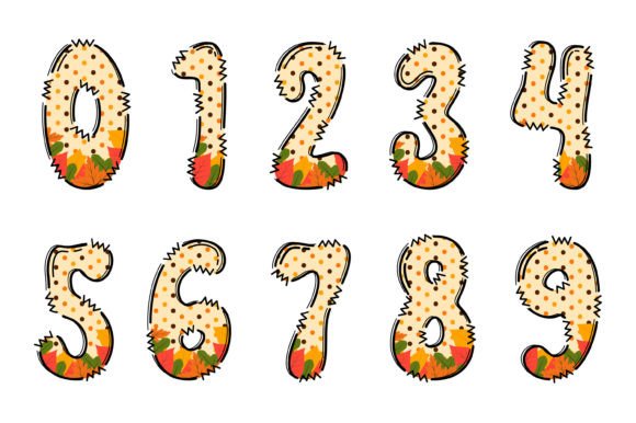 Fall Leaves Font - Preview 3