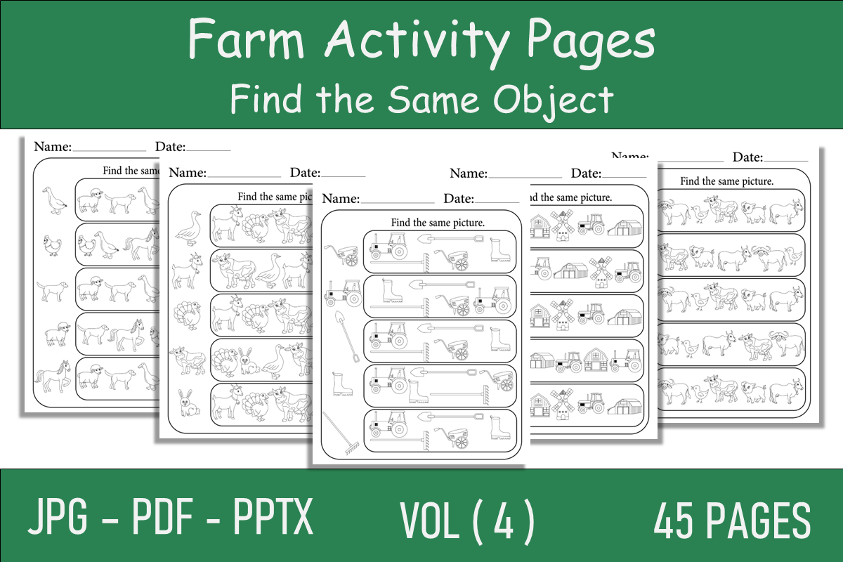 Farming Activity Pages. Search Puzzle Graphic by Ahmed Sherif ...