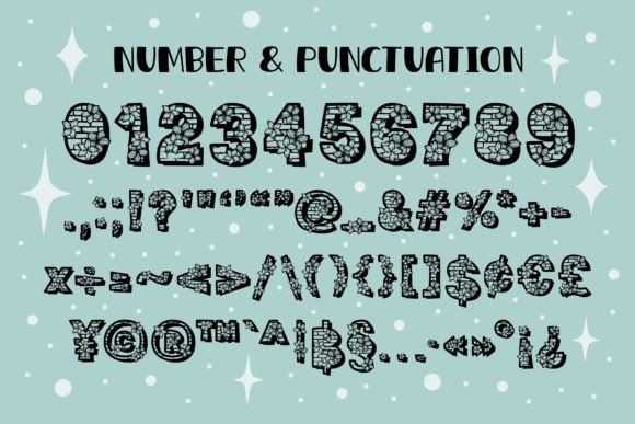 Flora Brick Font - Preview 5