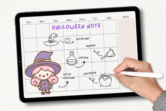 Halloween Doodle Font - Preview 2
