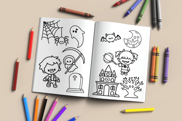 Halloween Doodle Font - Preview 5
