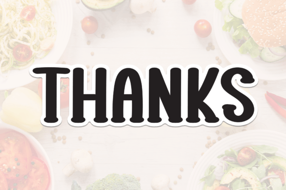 Healthy Food Font - Preview 6
