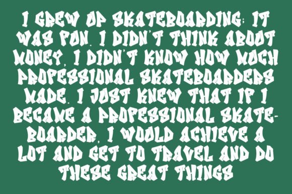 Heizel Graffiti  Font - Preview 5