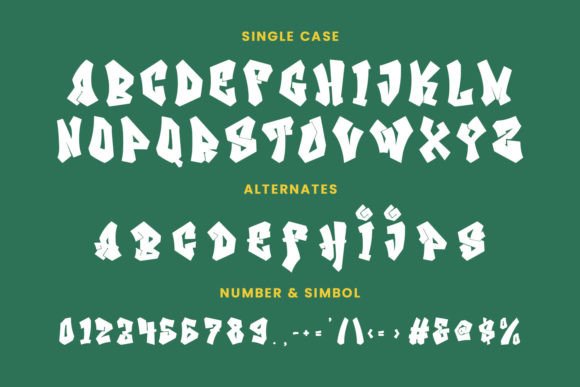 Heizel Graffiti  Font - Preview 6