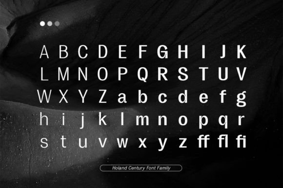 Holand Century Font PNG with transparent background - Preview 3