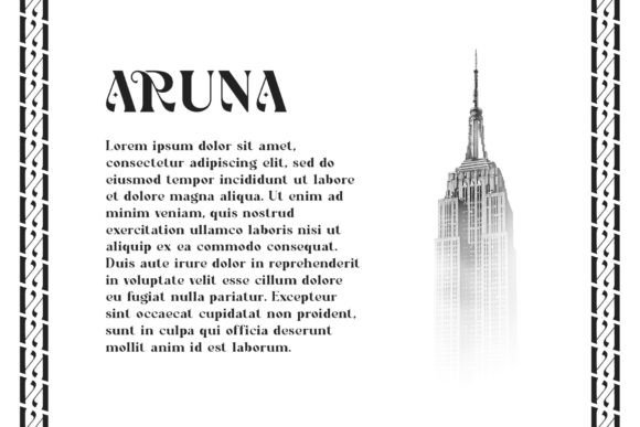 Novaria Font PNG with transparent background - Preview 4