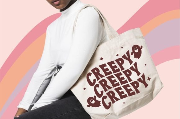 Retro Ghost Font PNG with transparent background - Preview 1